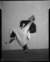 La Boheme performer from the Metropolitan Civic Opera House poses, Los Angeles, 1935