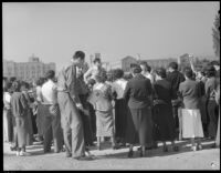 Anti-war rally at UCLA, November 8, 1935