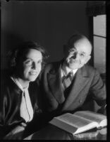 Sonja Branting and Judge Ben B. Lindsey, Los Angeles, November 1935