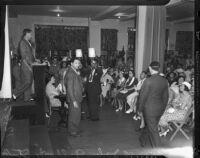 Audience at estate sale of John Gilbert, Los Angeles, August 24, 1936