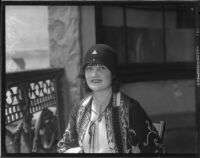 Close-up photograph of Mrs. Marie Earl, 1920s.