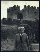 Aldous Huxley at Saltwood Castle [descriptive]