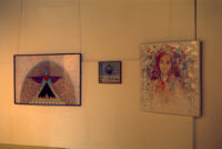 Gallery view of painitngs at Mechicano Reception
