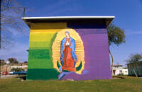 Mechicano Murals at Public Housing