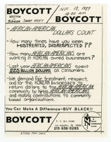 boycott flyer