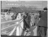 Spectators on Derby Day at Santa Anita, February 22, 1937.