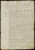 Contract for sale of land, Atzcapotzalco, 1738