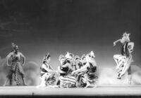 Ramayana dance with six females and two males