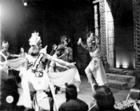 4 female dancers performing the Ramayana
