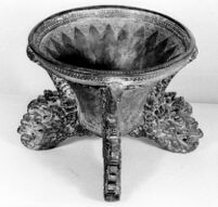 Carved and ornamented bowl