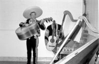 Donn Borcherdt playing the guitarrón
