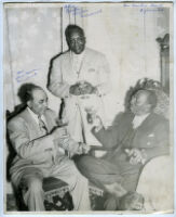 Dr. H. H. Towles, Curtis Taylor and Dr. N. Curtis King, Los Angeles, 1940s