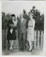 Marva Louis (Mrs. Joe Louis), Haven Johnson, and Ethel Sissle, Los Angeles, 1940s