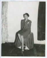 Camille Cannady (?) in Los Angeles, 1940s