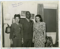 Norma Green, C. W. Hill, and Anne Brown, Los Angeles, 1940s