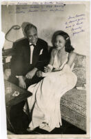 Julian Rainey with Miss Booker, Los Angeles, 1940s