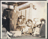 Louie Cole with unidentified women, Los Angeles, 1940s