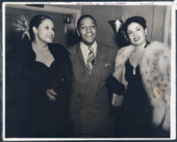Leontyne King, Jimmy Sherman, and Ethel (Sissle) Gordon, Los Angeles, 1950s