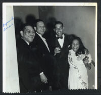 Dynamite Jackson, Eddie Jackson, and two others, Los Angeles, 1940s
