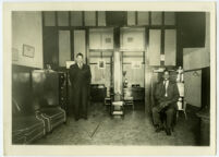 Walter L. Gordon, Jr. and George Reid at Gordon's law office, Los Angeles, 1930s