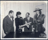 Stuff Crouch, Eddie Anderson, and Angelle DeLavallade, Los Angeles, 1940s