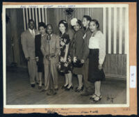 Pha Terrel with Eddie and Norma Green, Los Angeles, 1940s