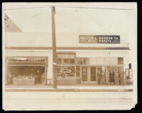 Walter L. Gordon Co. Real Estate office, Los Angeles, March 1939
