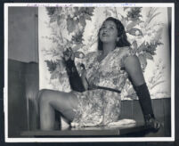 Singer Madeline Green, Los Angeles, 1940s