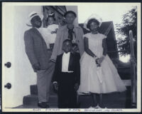 Cleo Cloman and family, Los Angeles, 1950s