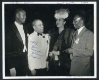 Vince Monroe Townsend, Joe Saunders, Muriel Andrade, and Rayfield Lundy, Los Angeles 1940s