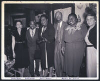 Norma and Eddie Green, Louise and William Beavers, Hattie McDaniel, Los Angeles, 1940s