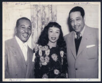 Sam Taylor and Duke Ellington, Los Angeles, 1940s