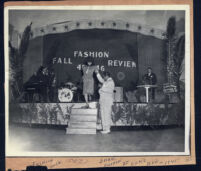 Fashion show with Dickie Barrow at Elk's Hall , Los Angeles, 1945