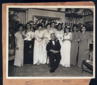 Seth Edith Lee and other society women at a social event, Los Angeles 1940s