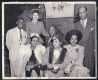 Eddie Green, Clarence Muse, and others at Duffy's Tavern, Los Angeles, 1940s