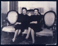 Constance Baker Motley (?) and her sister, 1940s