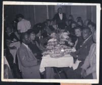 Dinner party in Los Angeles, 1940s