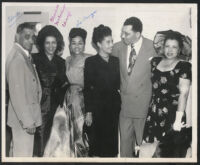 Walter L. Gordon, Jr., with Horace Clark, L'Tanya, and others, Los Angeles, 1940s