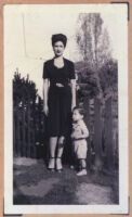 Ethel (Sissle) Gordon with son Noble Sissle, Jr., Los Angeles, 1940s