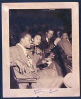 Herman Spurlock, Dorothea Towles, and Lincoln Shumate in the audience, Los Angeles, 1940s