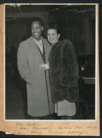 Singer Pha Terrell and an unidentified woman, Los Angeles, 1940s