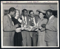 Joe Harris, Lil Cumber, Abie Robinson and others, Los Angeles, 1940s