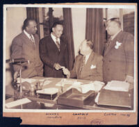 Roscoe Washington, Lionel Hampton, Captain Reid, Curtis Mosby, Los Angeles, 1940s