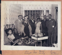 Leon Washington, Jr. and others, Los Angeles, 1940s