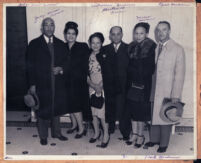 Judge Herman & Marie Moore, Paul & Verna Hickman, and Walter and Ida McMorris, Los Angeles, 1940s