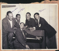 Count Basie, Sweets Edison, Prince Spencer and the Nicholas Brothers, Los Angeles, 1940s