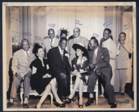 Nat King Cole, Noble Sissle, and others, Los Angeles, 1940s