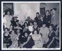 Beulah Honoré, Leontyne King, Liz McCullough, Harriet Ball and other women, Los Angeles, 1940s