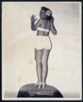 Unidentified African American model, Los Angeles, 1940s