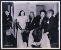 Dr. John M. Robinson and Mr. and Mrs. Curtis C. Taylor, Los Angeles, 1940s